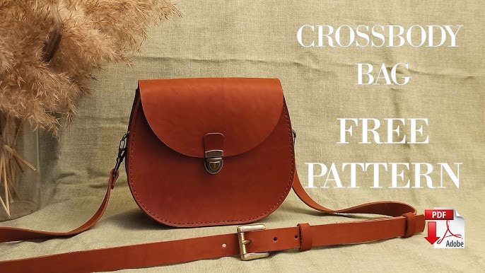 Classic leather handbag build - PDF template — Le French Crafter