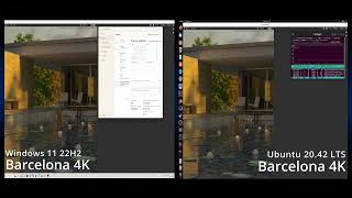 Blender 3.4 Render Benchmark 4K GPU, Windows 11 or Ubuntu LTS , which is faster