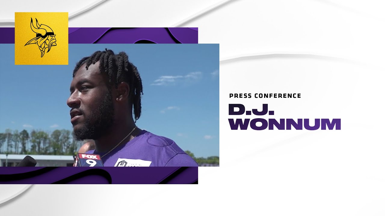 D.J. Wonnum on Danielle Hunter's Importance to the Vikings & Excitement Over Putting on Pads