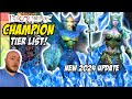 New tier list update  all 97 champions ranked  2024 edition  bloodline heroes of lithas