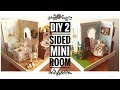 DIY 2-Sided Miniature Room (Mary's Sweet Baking)