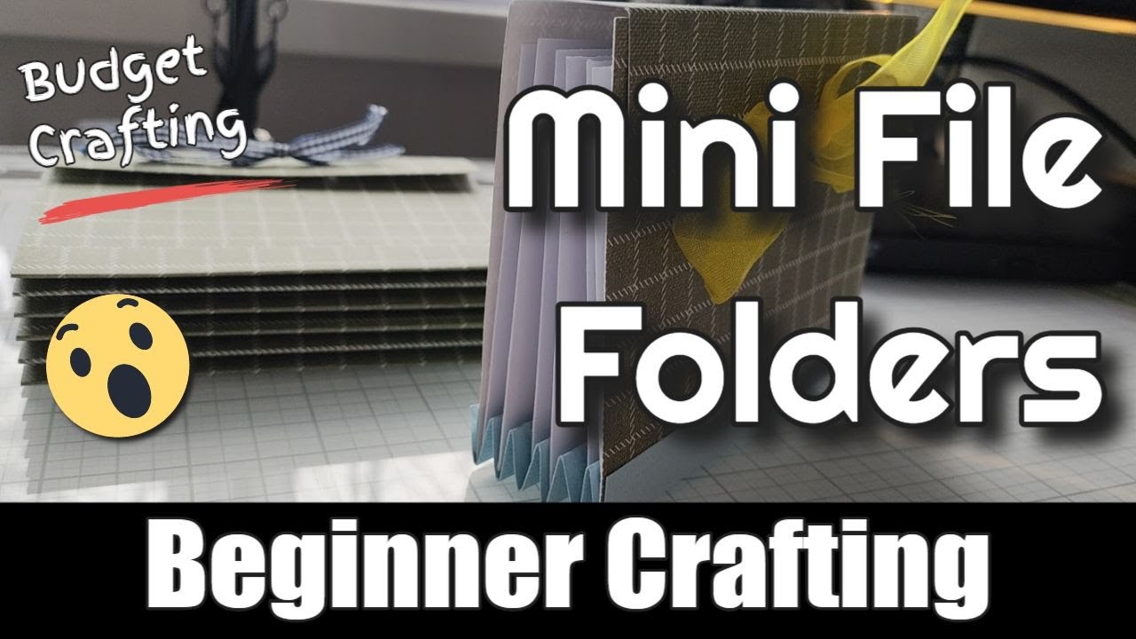 Create mini file-folders using 3 envelopes and card stock! #craft # ...
