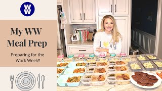 MY WW MEAL PREP {Formerly Weight Watchers} Kung Pao Chicken, Air Fried Pork Chops, Cookies, & more!!