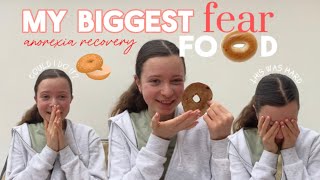 FACING MY BIGGEST FEAR FOOD: eat w me! | anorexia recovery