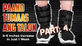 Paano Tumaas ang Talon / How to increase Vertical Jump at home using Ankle Weights.
