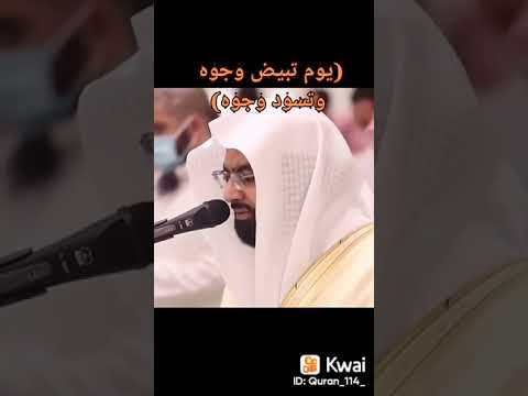 أروع مماتسمع من آيات يوم تبيض وجوه وتسود وجوه قرآن