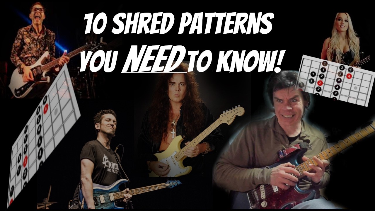10 Shred Patterns You NEED To Know! - YouTube