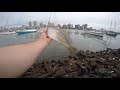 Yacht Mole &amp; Bat Center (Durban Harbour) fishing with soft lures.