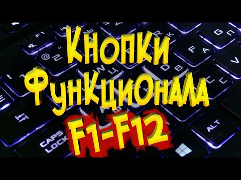 Функциональные Клавиши F1-F12