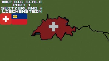 How To Build Big Scale WW2 Earth In Minecraft | Part 1 Switzerland