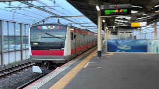 【葛西臨海公園駅発車】17時46分発1708Y各駅停車東京行き E233系ｹﾖ508編成 #京葉線 #葛西臨海公園駅 #e233系5000番台 