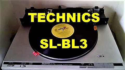 Technics SL-BL3 Linear Tracking Turntable