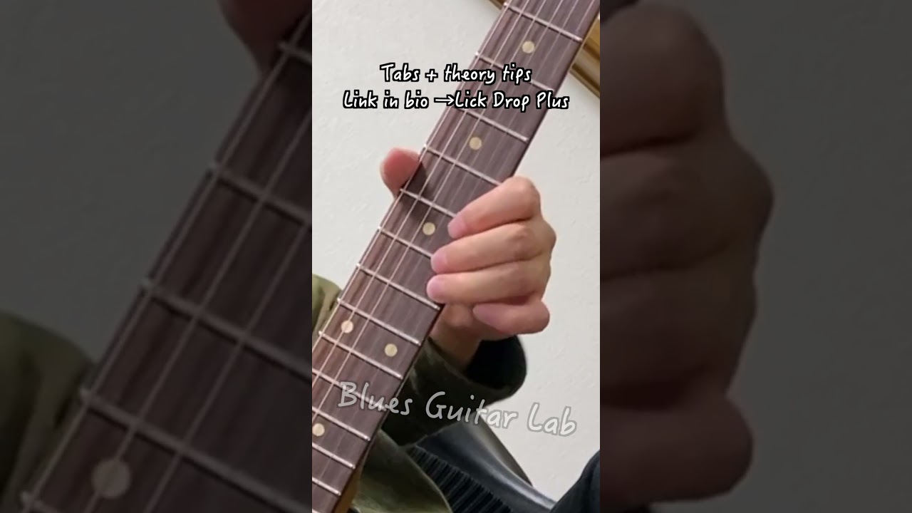 Easy Blues Solo — Play It in 10 Positions | TAB + Theory Tips → Link in bio → Lick Drop Plus