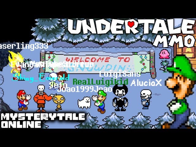 UNDERTALE'S ONLINE PVP = W.A.R  MYSTERYTALE (Undertale Online Multiplayer  Fangame) #2 