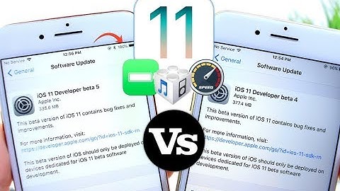 iOS 11 Beta 5 Vs Beta 4 Performance & Battery Test