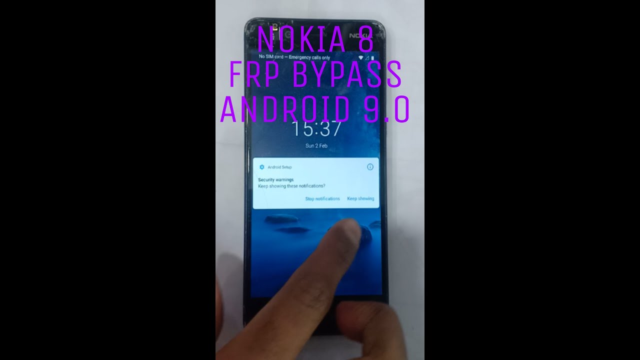 NOKIA 8 TA 1004 Android 9 0 FRP Bypass FRP Google Lock Bypass Android