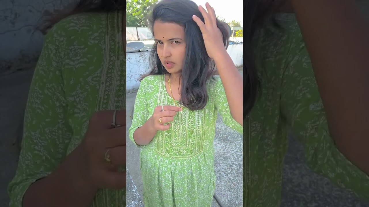 केस सरळ करायचे आहेत ❤️😂 || 