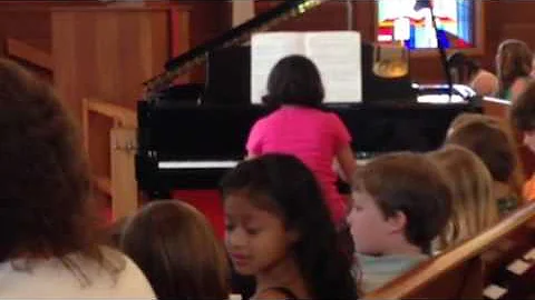 Cassie's piano recital 2015