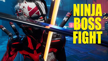 Ghostrunner - Hel Boss Fight | NINJA DUEL