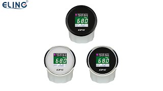 52mm Digital GPS Speedometer 999.9km/h MPH Knots for Car Trucks Boat 9-32V