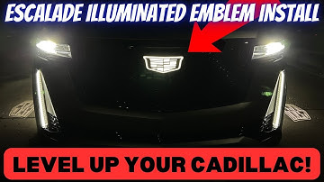 Cadillac Escalade Black-Out Illuminated Emblem Install | Full Step-By-Step Guide!