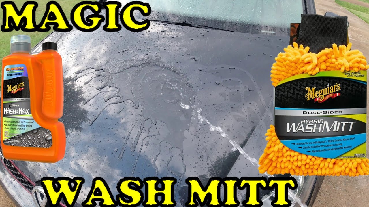 Meguiar's Hybrid Ceramic Wash and Wax with Dual Sided Wash Mitt Review
