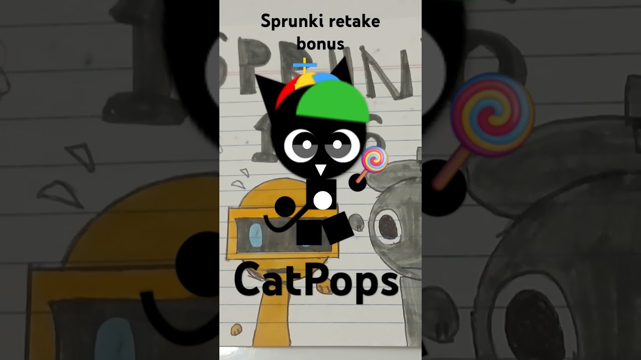 CatPops in sprunki retake bonus 😺🍭 