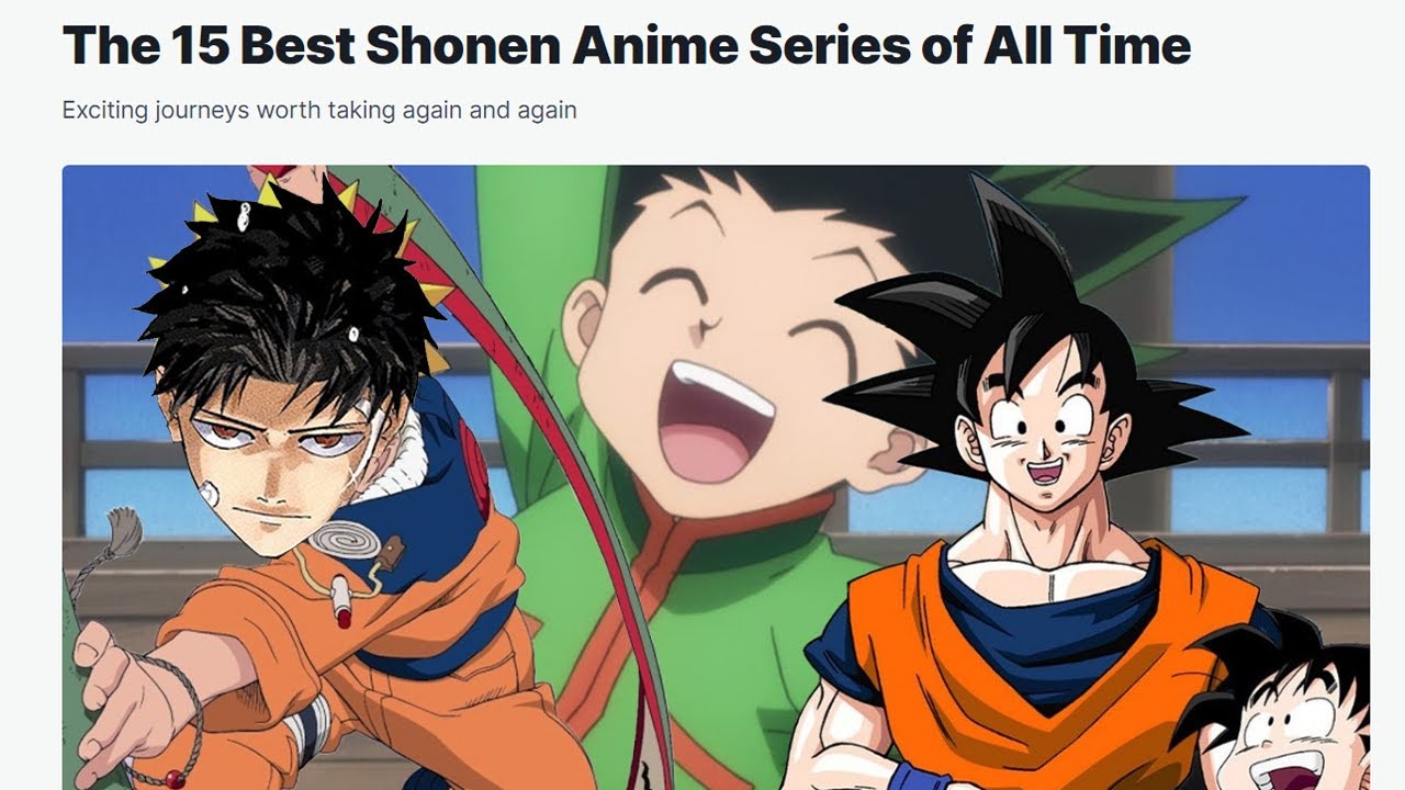 The 15 Best Shonen Anime Series of All Time - IGN