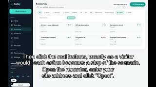 Record a sign-in or a cart (recorder)