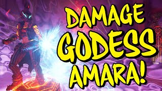 Borderlands 3 Level 72 DAMAGE GODESS AMARA Build! (Mayhem 11) Destroys all the things!