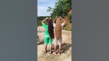 Tóc giả cột đuôi ngựa xù mì dài qua mông #toccot