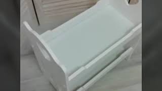 Кукольная кроватка. Кроватка для кукол. Беби Борн. Кукла. Кроватка своими руками. Кукольная мебель.