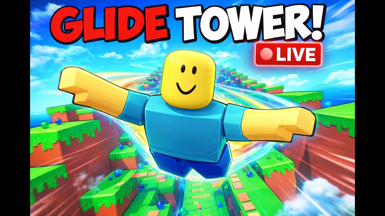 Roblox Ultimate Glide Tower| Sayden Roblox is Live