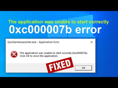 Video: Kon 0xc00007b niet correct starten?