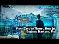 From Zero to Thrust: How Jet Engines Start and Fly!