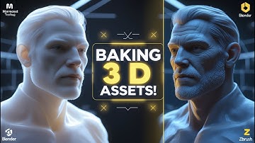 Baking 3D Assets Like a Pro – Complete Workflow in Marmoset, Blender & ZBrush