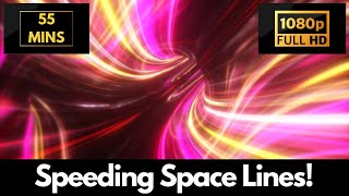 Speeding Space Digital Lines Screensaver – 1 HOUR Satisfying Background Video & Wallpaper! screenshot 5