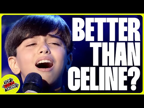 12-Year-Old Boy WOWS with Celine Dion Cover!