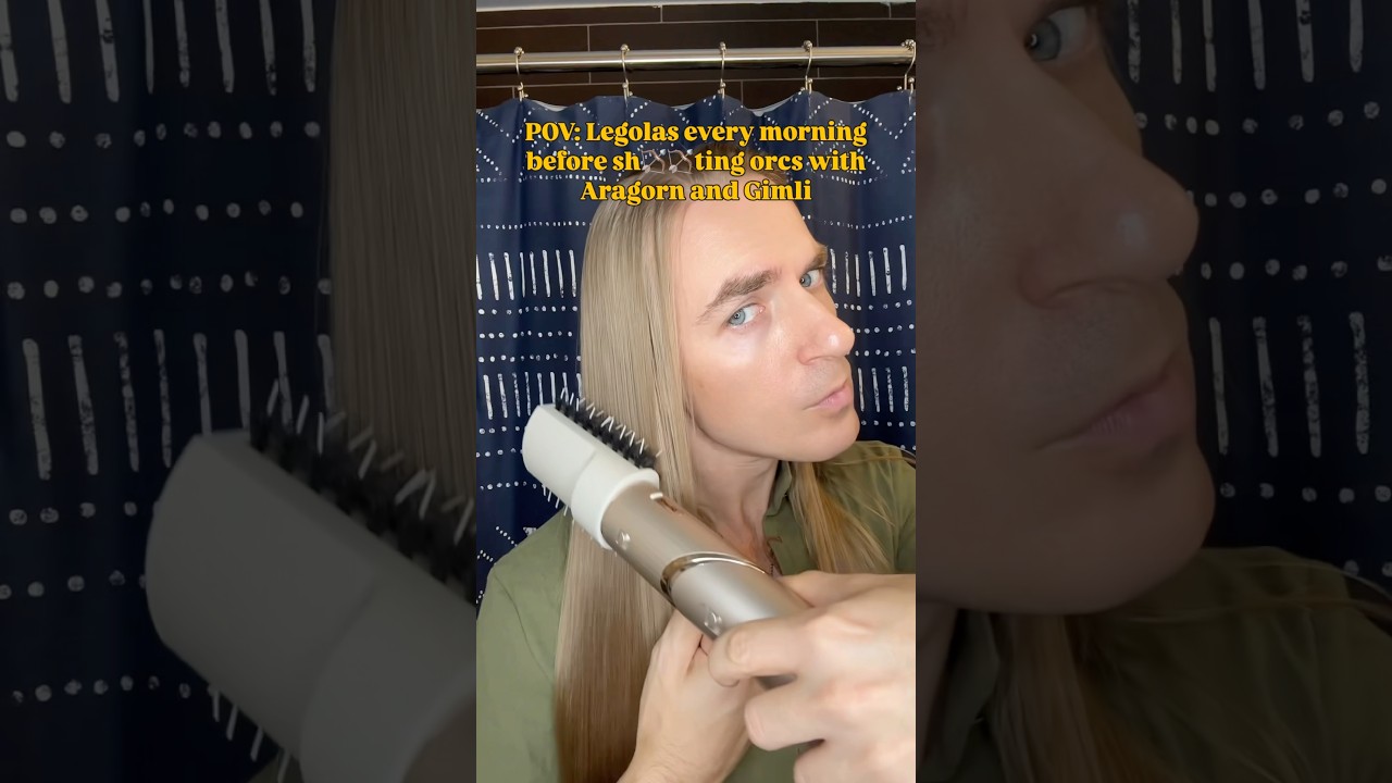 Legolas' hair care routine from LOTR was always on point 