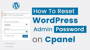 How To Recover WordPress Username, Email ,and Password from PHPMyAdmin or Cpanel