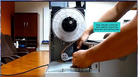 Afinia Label L801 How to Load Media - How to Tips and Tricks by @3labels