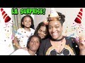 Vlog  la sakina family fait une super surprise  maellia