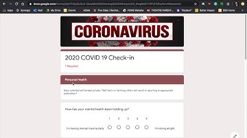 Covid-19 Google Form Tutorial