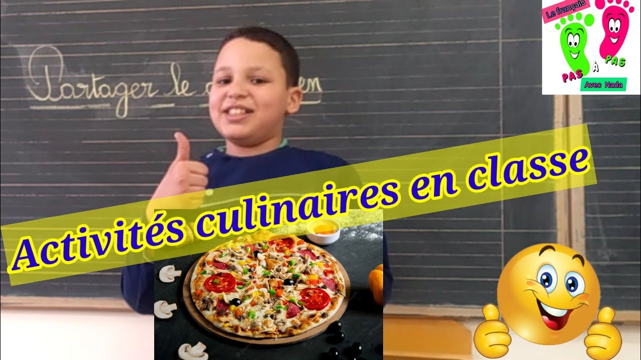 activités culinaires en classe# recettes faciles#pizza 😋😋