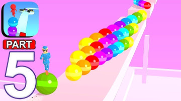 Stack Rider Game - Gameplay Walkthrough , All levels ( iOS , Android ) | Part 05