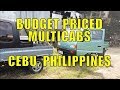 Budget Priced Multicabs. Cebu, Philippines.