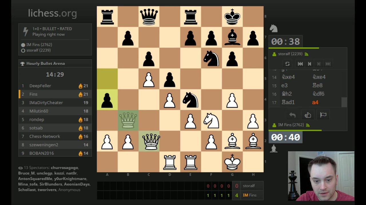 Playing viewers! Challenge Fins to 3+0 blitz on lichess.org -  johnbartholomew on Twitch