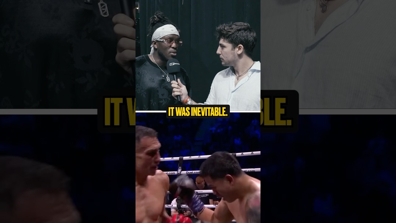 KSI reacts to Tony Ferguson’s first ever Boxing win!