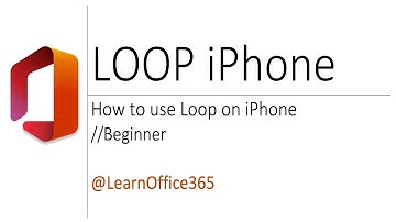 How to use Microsoft Loop iPhone App - Quick tutorial