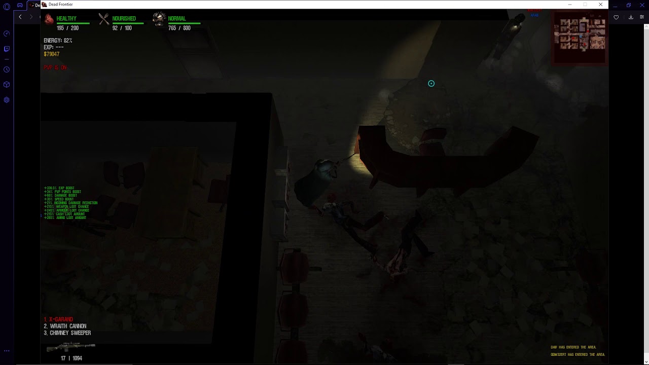 Dead Frontier PvP: Fun little clip